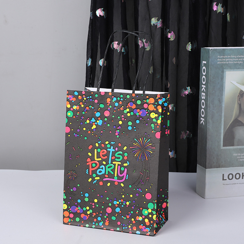 ハンドル付きの紙製ギフトバッグ,誕生日や誕生日プレゼント用の - Let'S Party Event Supply のレビューと価格