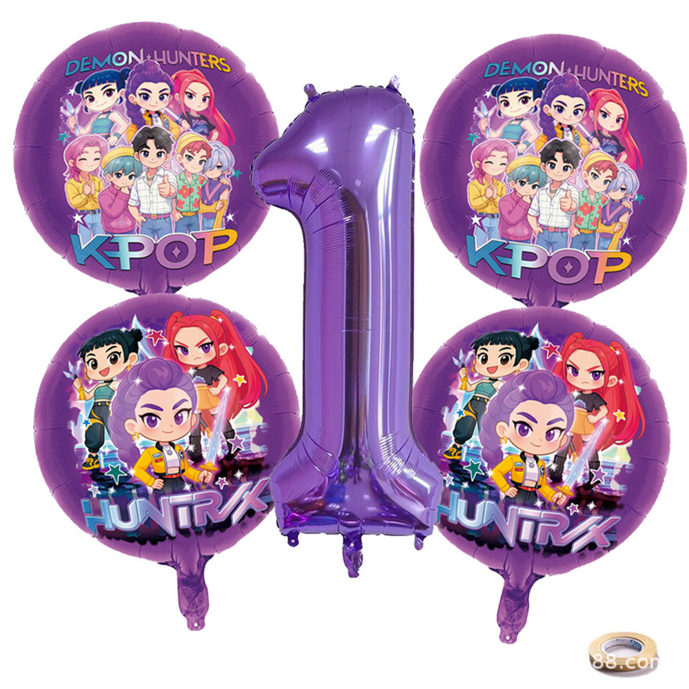 K P ホイルバルーンセット ガールズグループ 1-9 数字 - Event Party のレビューと価格