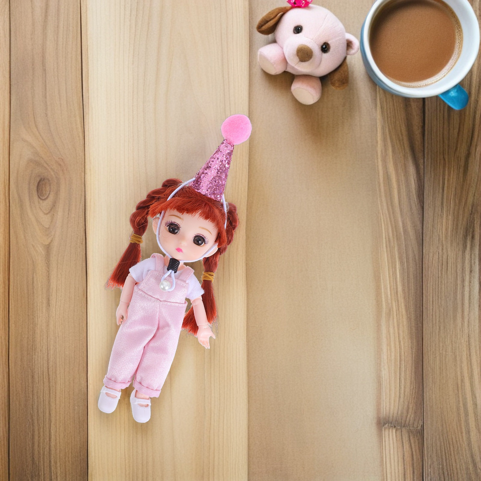 動物モチーフの誕生日パーティー用帽子10個セット。ポンポン付 - Party Hat Cone のレビューと価格