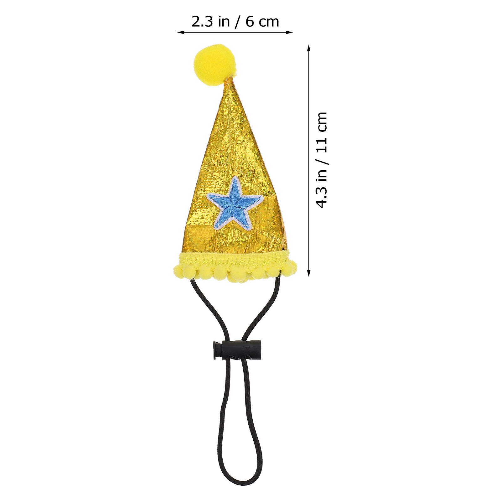 ハロウィーン用ペット用トカゲ帽子1個。柔らかい生地で、サイズ - Party Hat Cone のレビューと価格